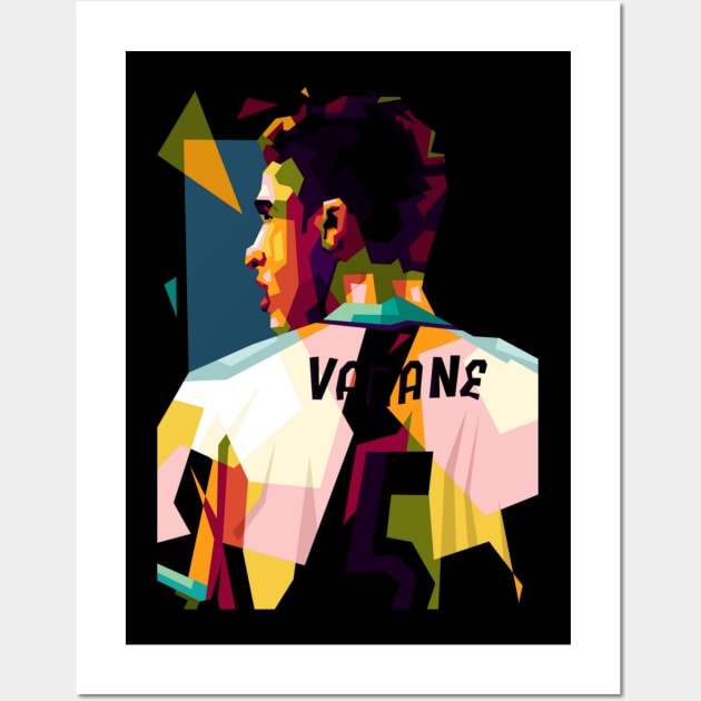 Varane In Wpap Trend Wall Art by animaperio pixel retro